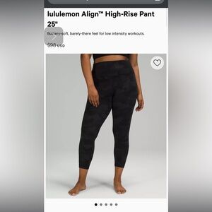 Size 6 Lululemon “slightly striped” detail on jet black buttery soft material.